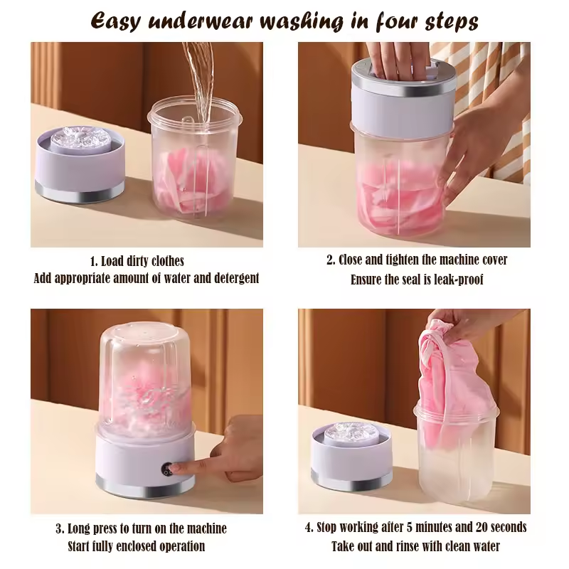 Wireless Portable Washing Machine